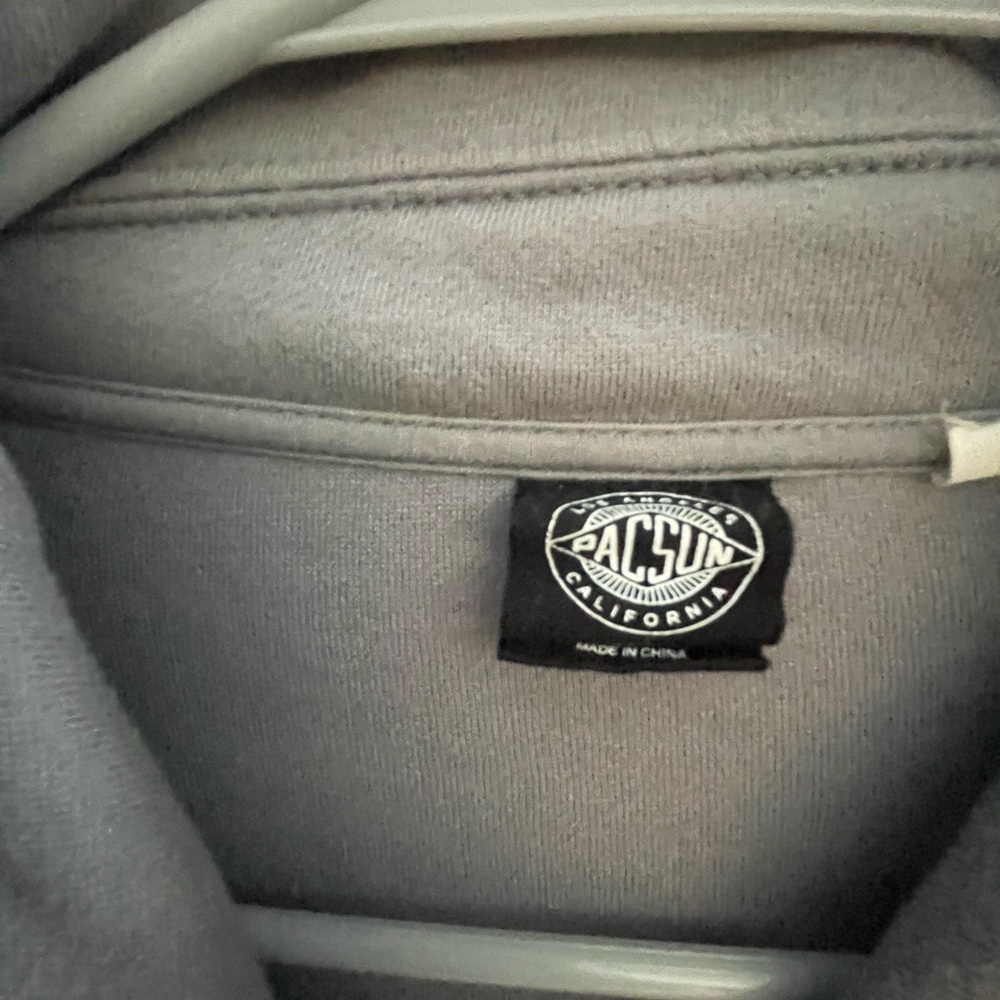 PacSun Light Gray Button-Up Jacket - image 2